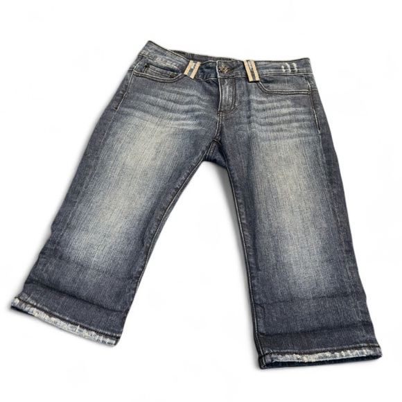 Vigoss Denim - 🟠 Vigoss Dark Denim Wash Cropped Jeans Size 7/8